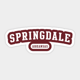 Springdale, Arkansas Sticker